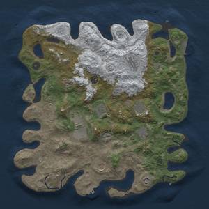 Thumbnail Rust Map: Procedural Map, Size: 4000, Seed: 240, 19 Monuments