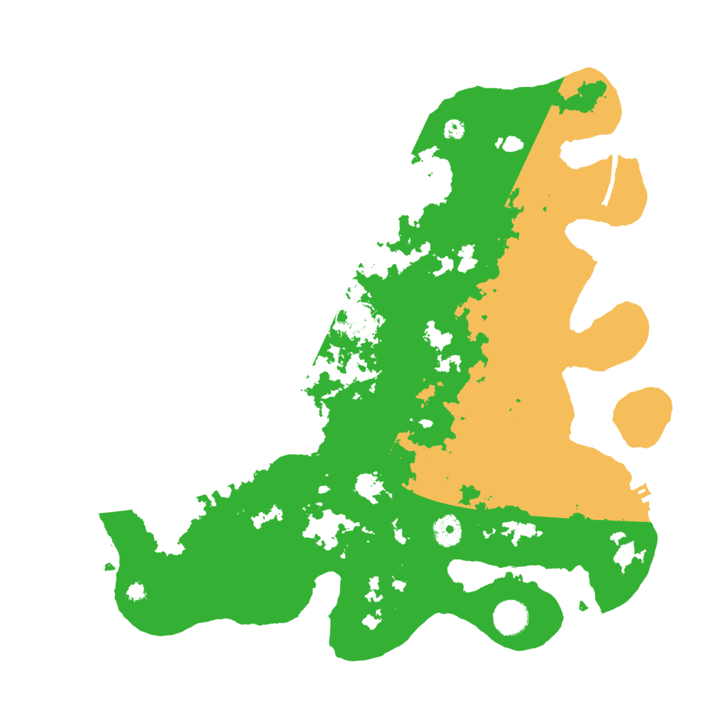 Biome Rust Map: Procedural Map, Size: 3600, Seed: 822693819