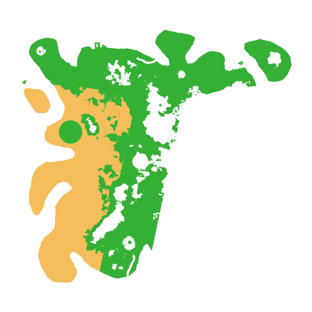 Biome Rust Map: Procedural Map, Size: 3550, Seed: 310178