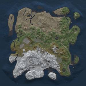 Thumbnail Rust Map: Procedural Map, Size: 3500, Seed: 67, 18 Monuments