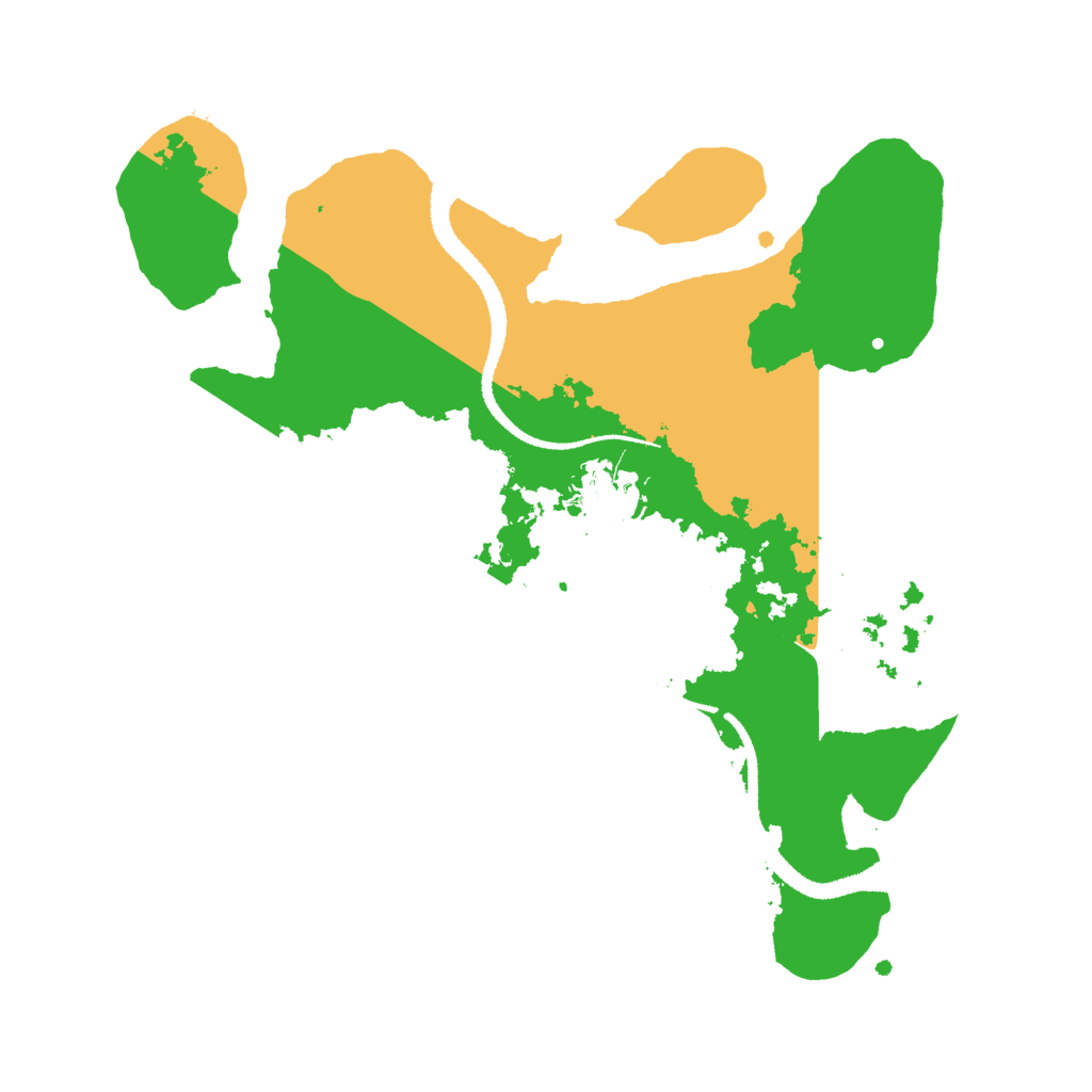 Biome Rust Map: Procedural Map, Size: 2765, Seed: 13989