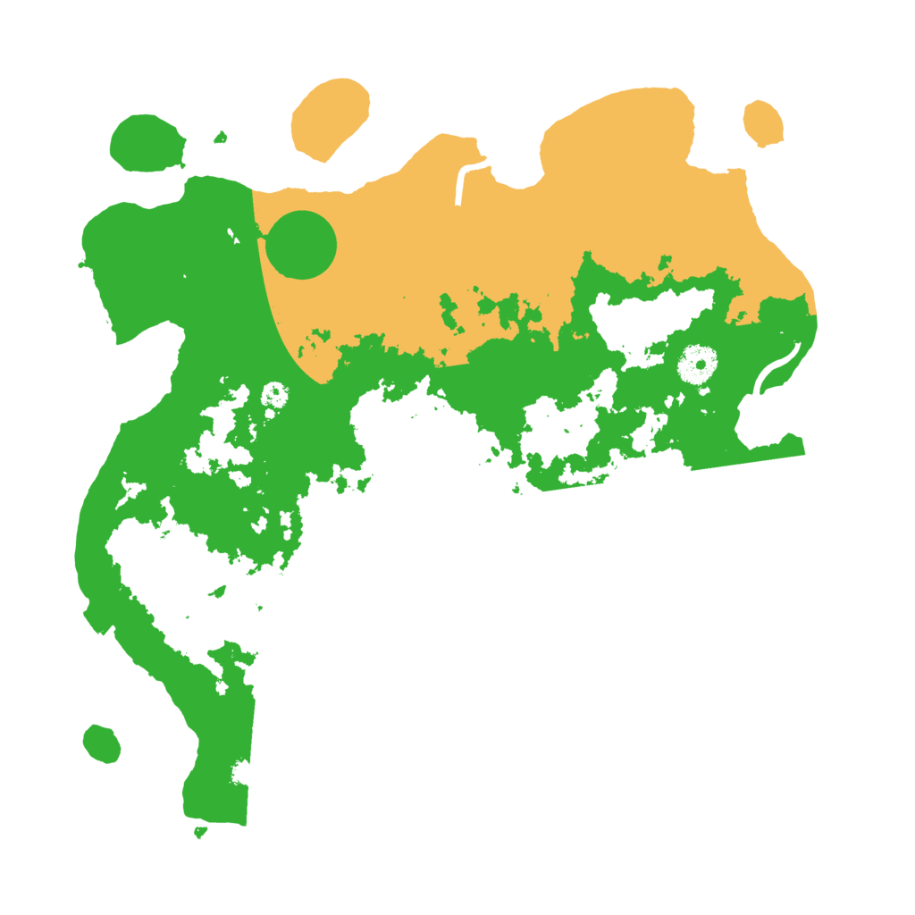 Biome Rust Map: Procedural Map, Size: 3500, Seed: 50000