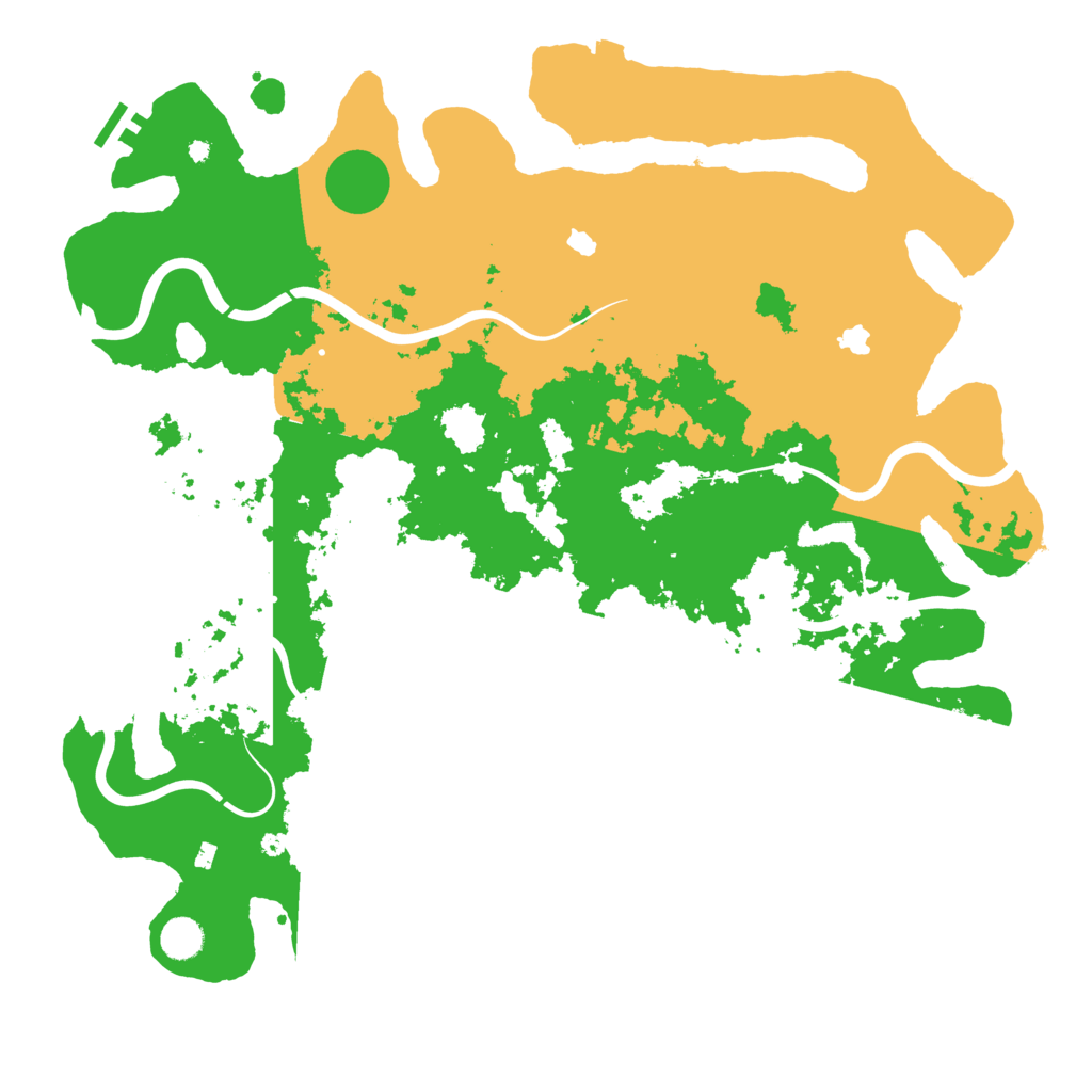 Biome Rust Map: Procedural Map, Size: 4500, Seed: 4341678
