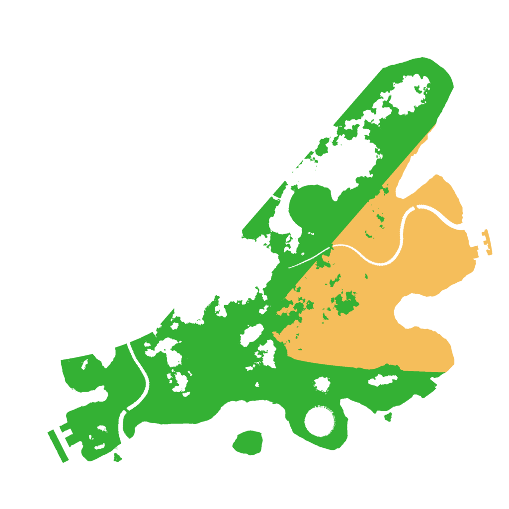 Biome Rust Map: Procedural Map, Size: 3000, Seed: 18982
