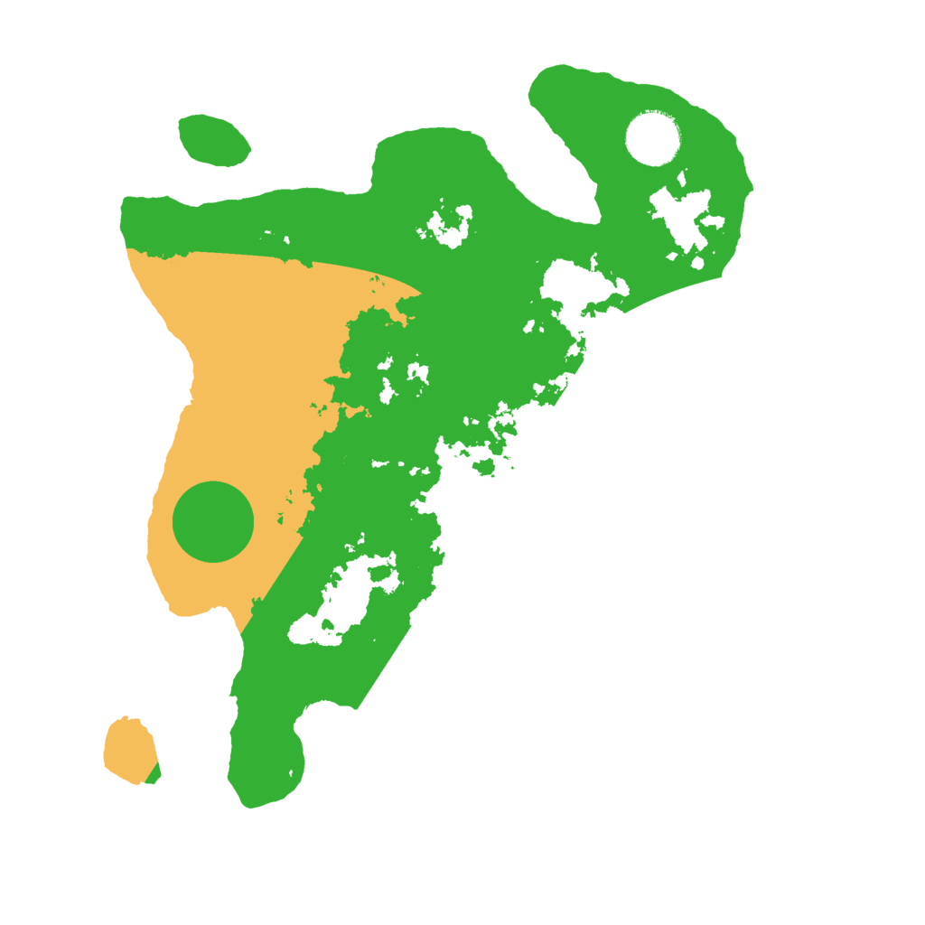 Biome Rust Map: Barren, Size: 3000, Seed: 44