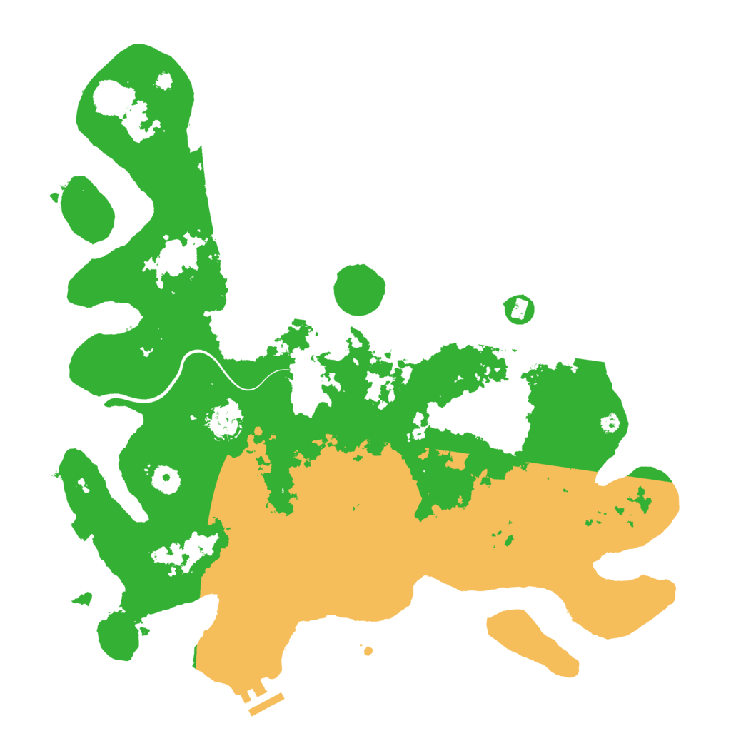 Biome Rust Map: Procedural Map, Size: 3950, Seed: 710269477
