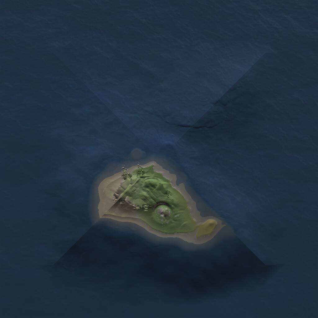 Rust Map: Procedural Map, Size: 1000, Seed: 1304281924, 1 Monuments