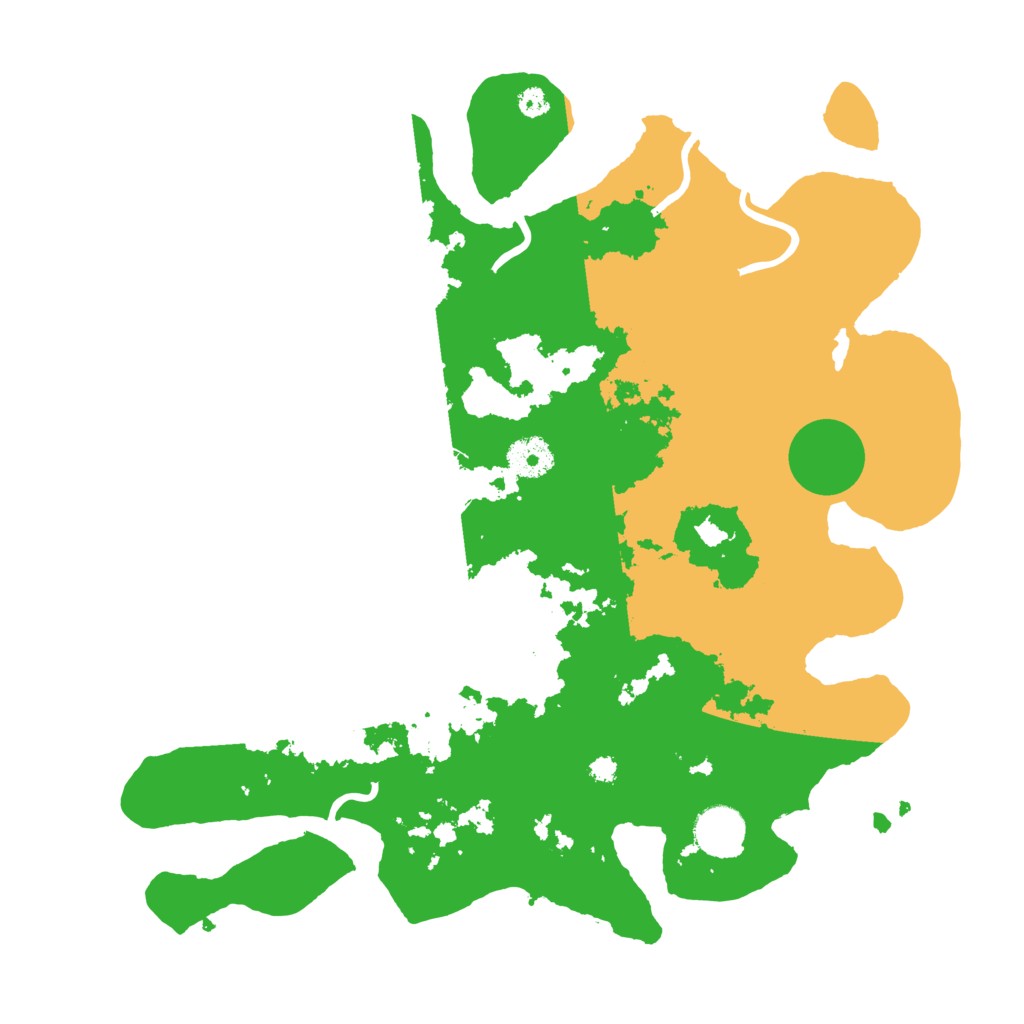 Biome Rust Map: Procedural Map, Size: 3550, Seed: 646493