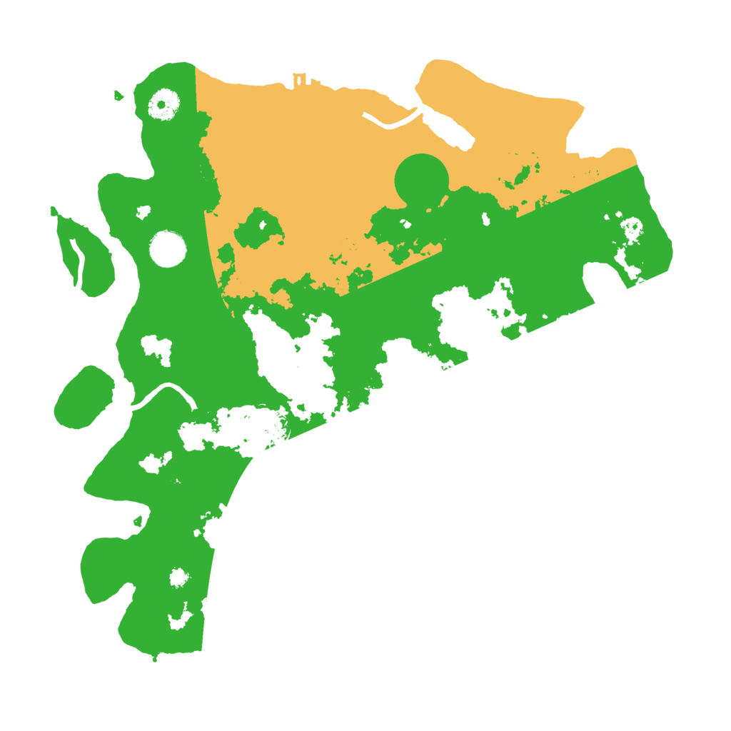 Biome Rust Map: Procedural Map, Size: 3550, Seed: 738986