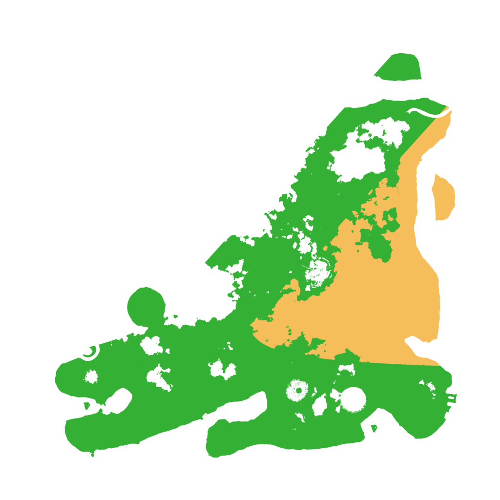 Biome Rust Map: Procedural Map, Size: 3500, Seed: 354