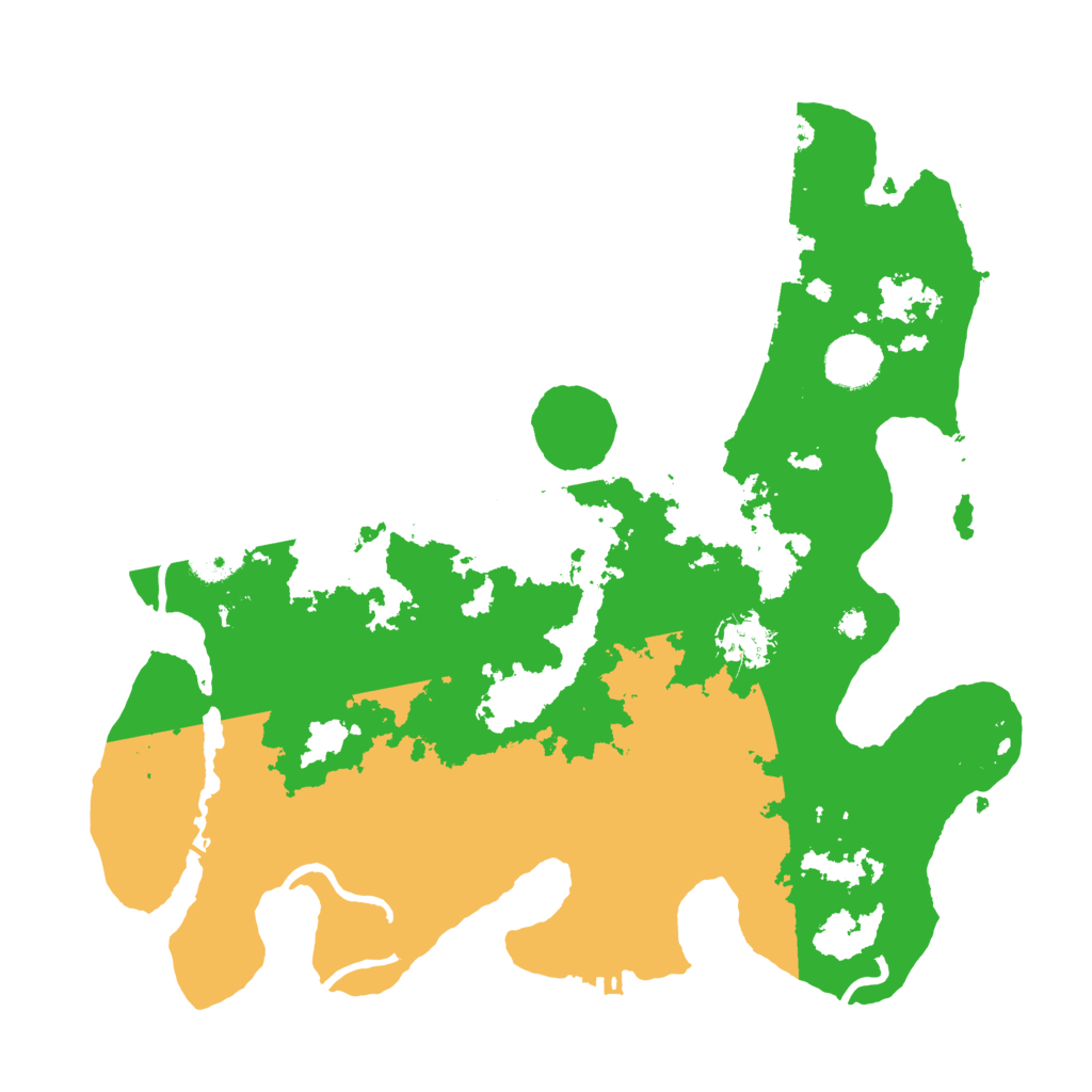 Biome Rust Map: Procedural Map, Size: 3550, Seed: 578420
