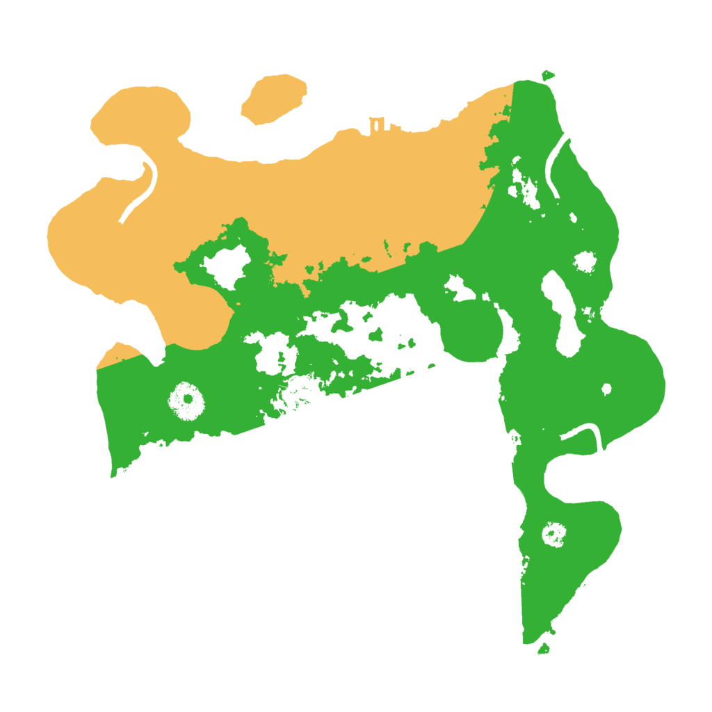 Biome Rust Map: Procedural Map, Size: 3000, Seed: 350750415