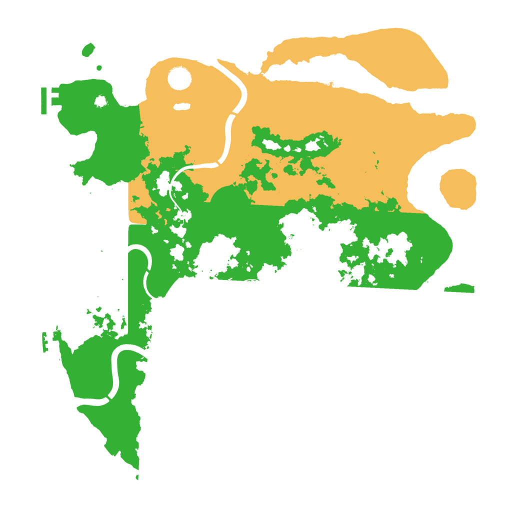 Biome Rust Map: Procedural Map, Size: 3850, Seed: 2040369735