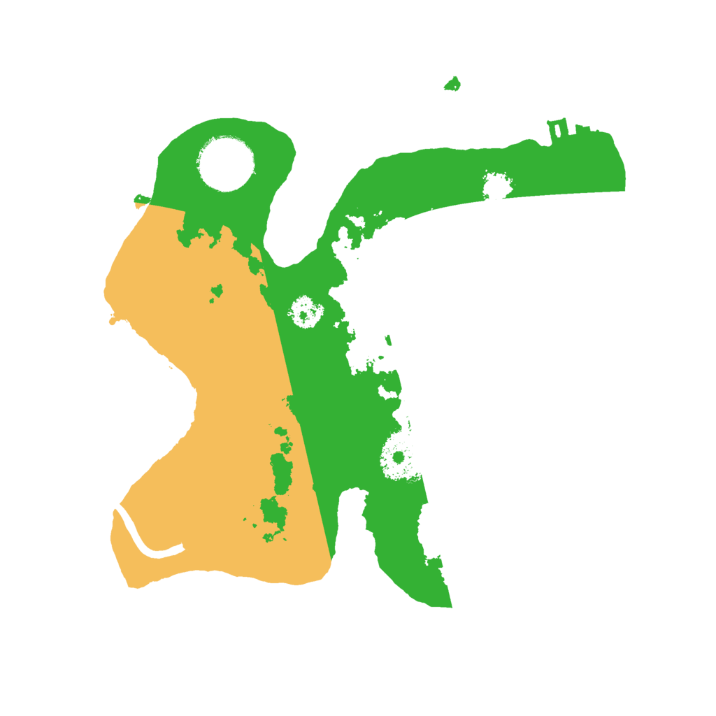 Biome Rust Map: Procedural Map, Size: 2300, Seed: 36085