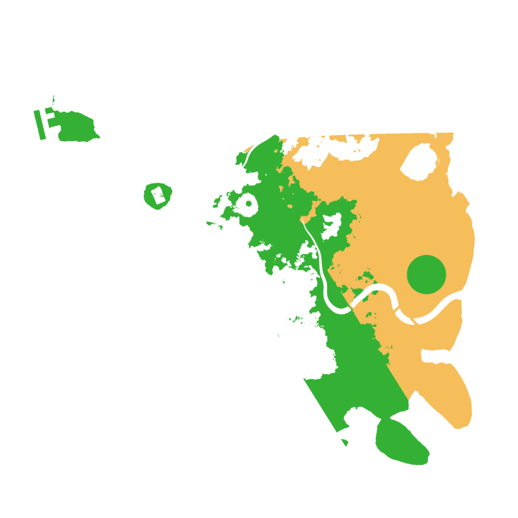 Biome Rust Map: Procedural Map, Size: 3500, Seed: 696827918