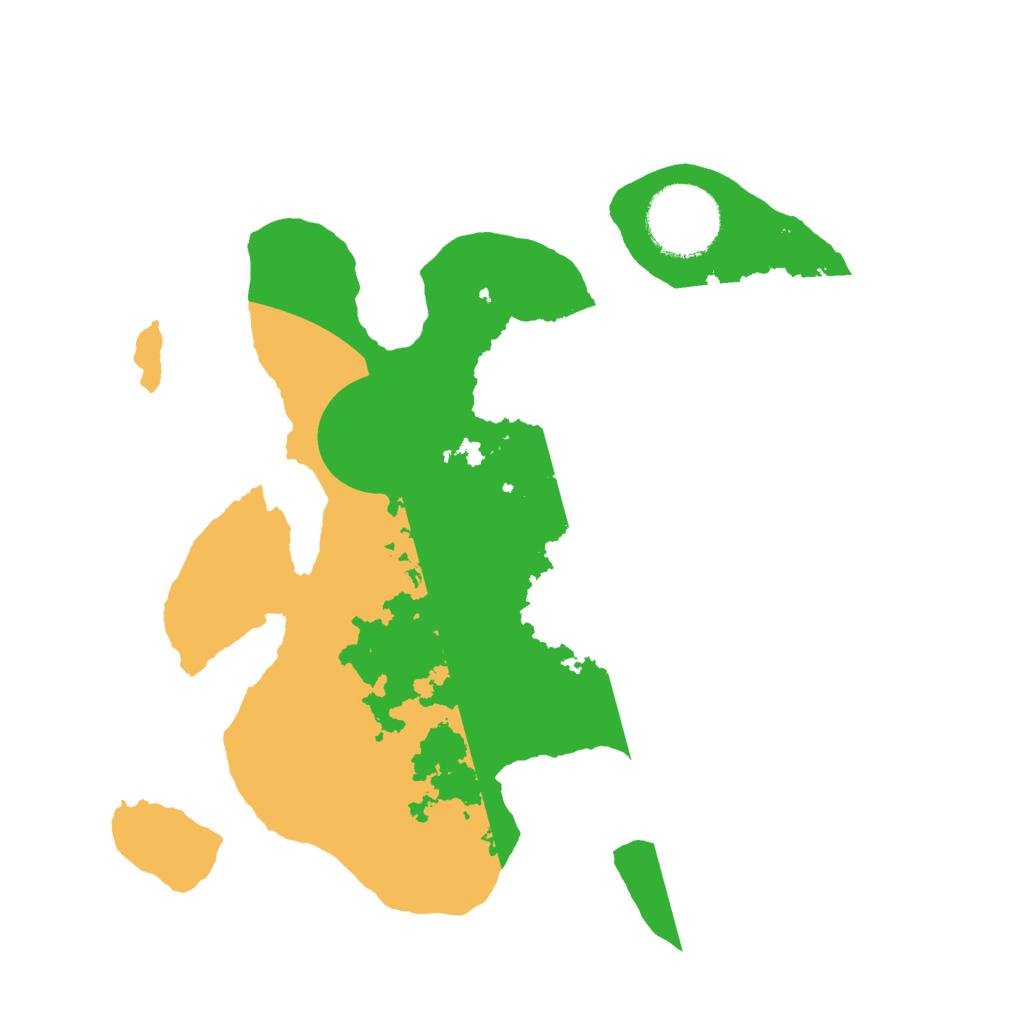 Biome Rust Map: Barren, Size: 2500, Seed: 864021