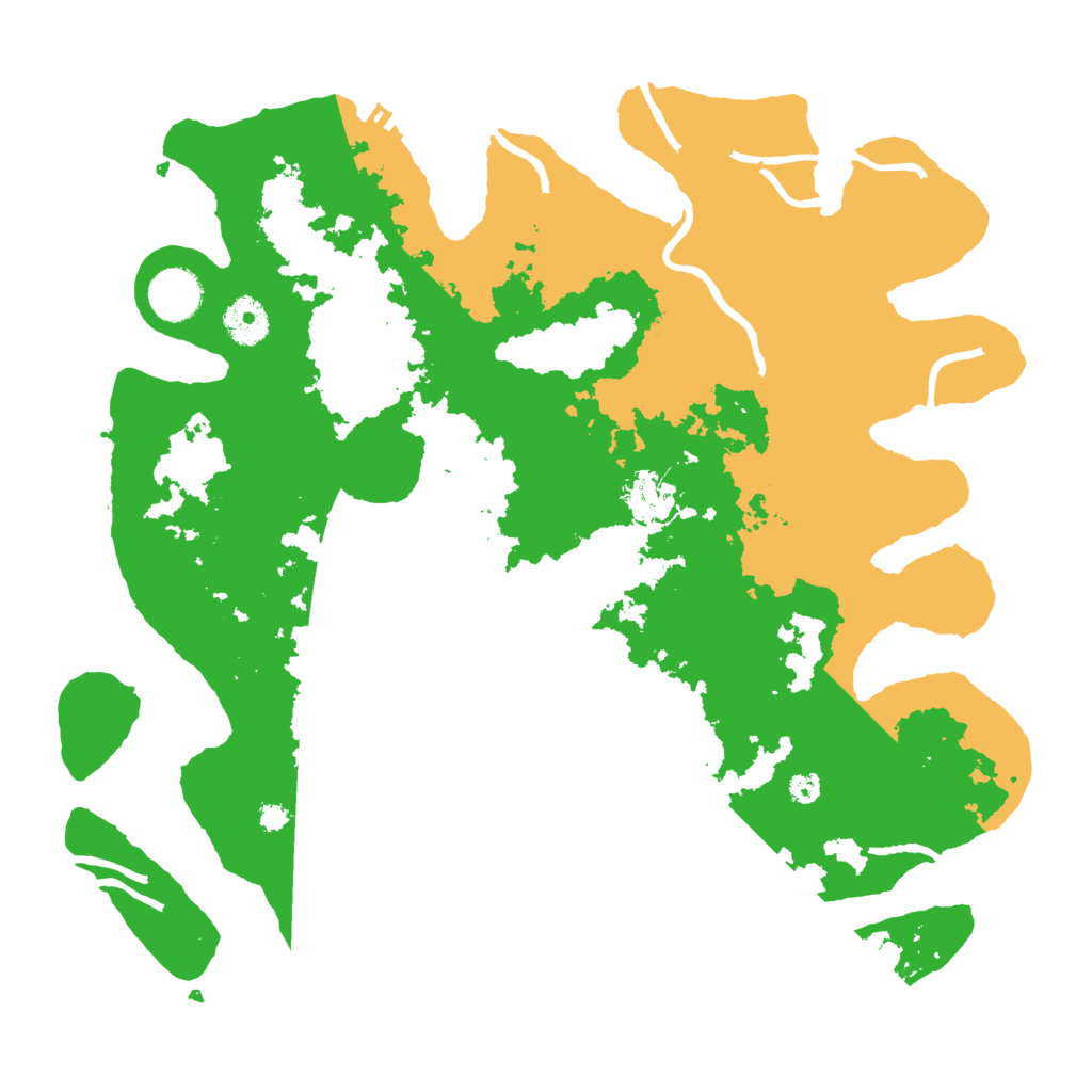 Biome Rust Map: Procedural Map, Size: 3600, Seed: 1274039794