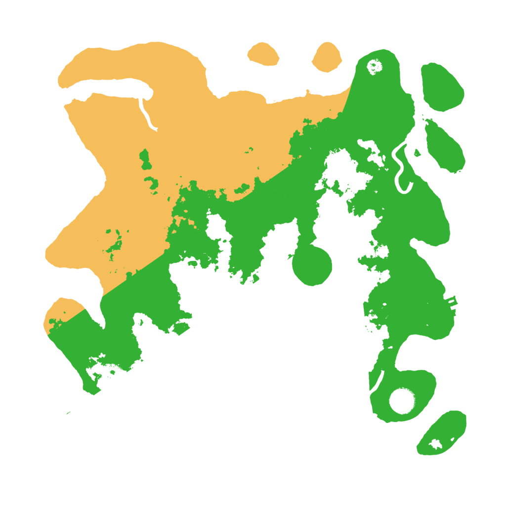 Biome Rust Map: Procedural Map, Size: 3500, Seed: 918658718