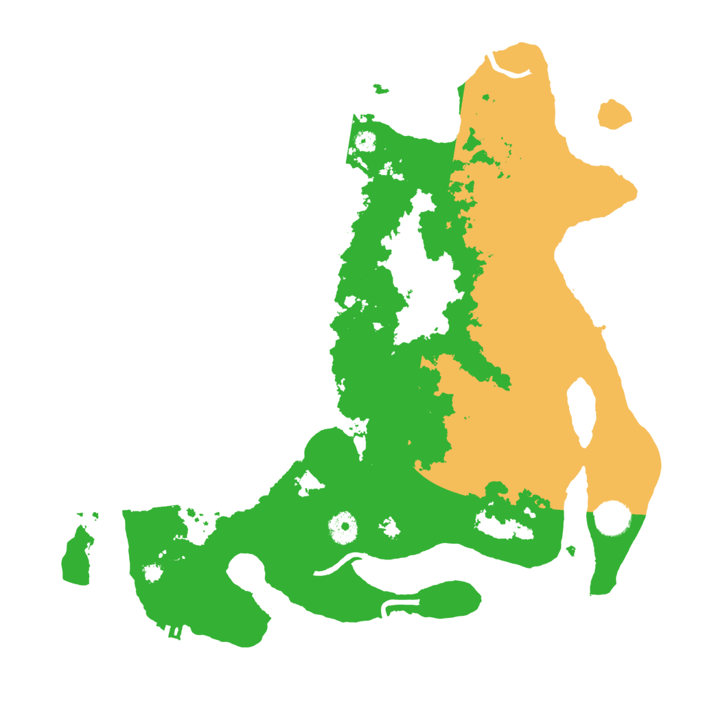 Biome Rust Map: Procedural Map, Size: 3500, Seed: 2093714595