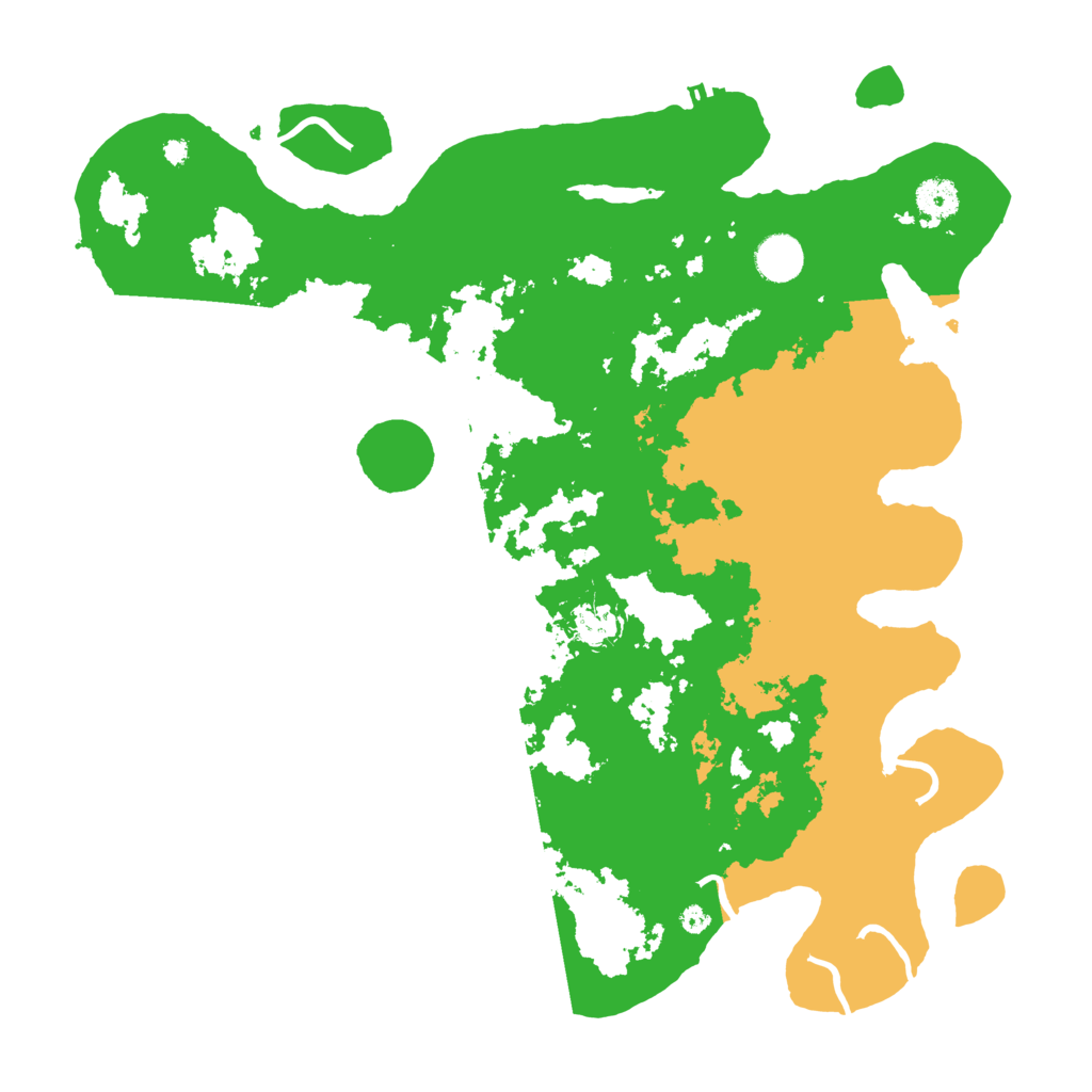 Biome Rust Map: Procedural Map, Size: 4000, Seed: 99509