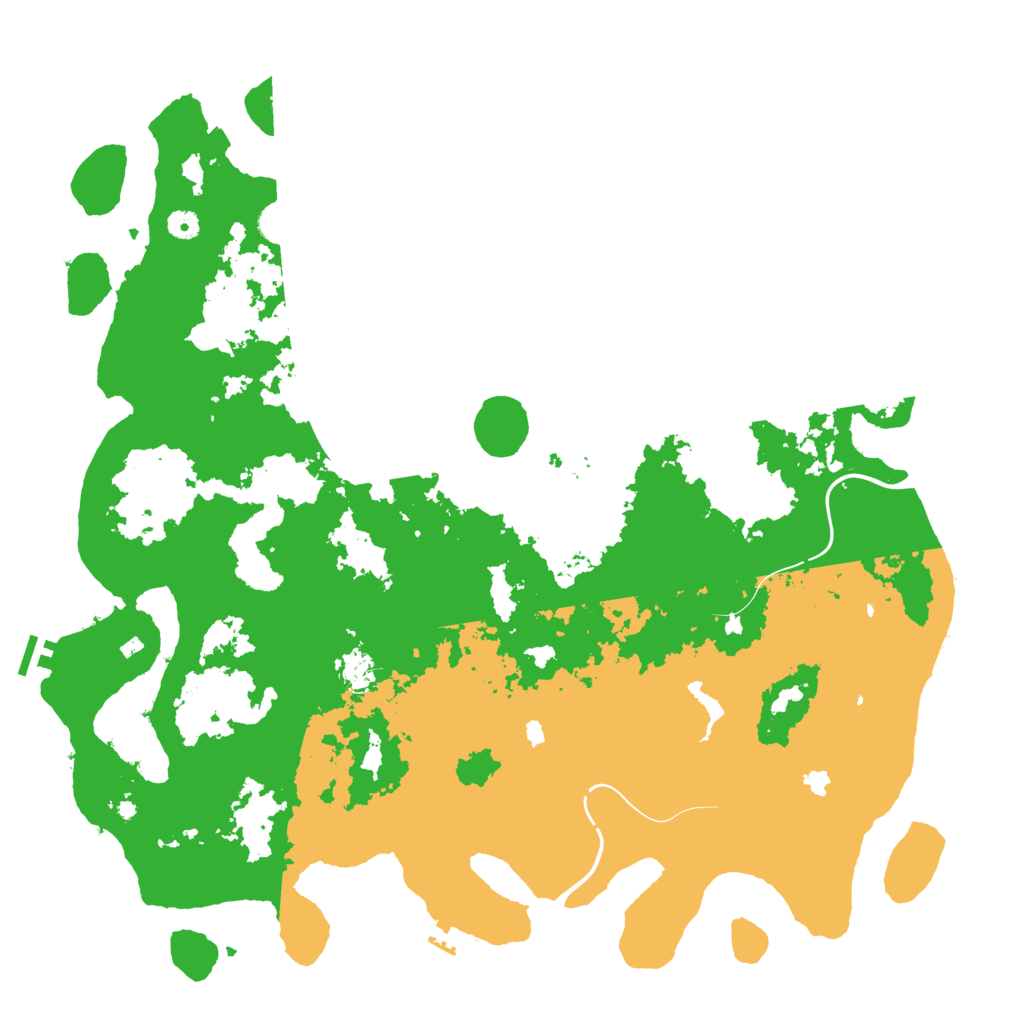 Biome Rust Map: Procedural Map, Size: 5000, Seed: 10000