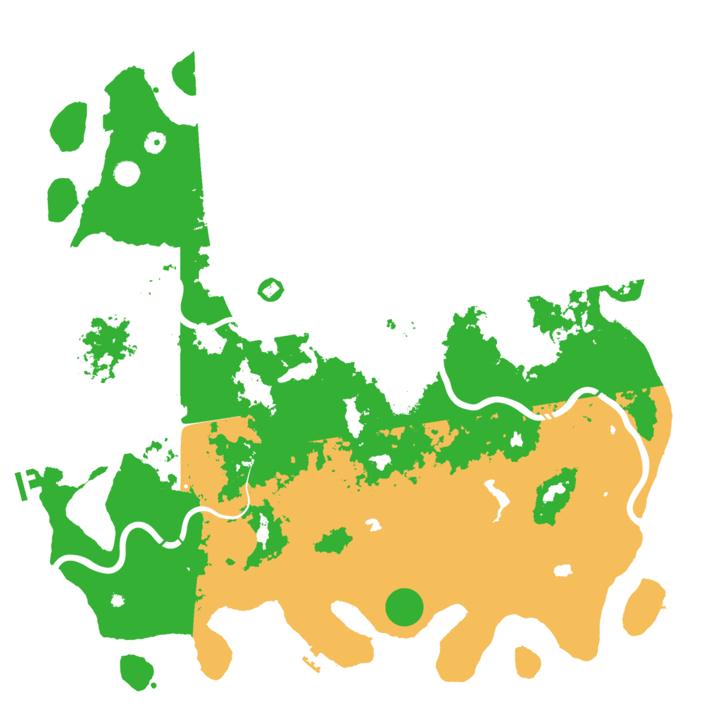 Biome Rust Map: Procedural Map, Size: 5000, Seed: 10000