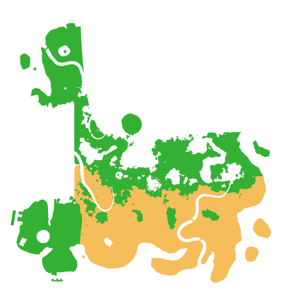 Biome Rust Map: Procedural Map, Size: 4000, Seed: 189111