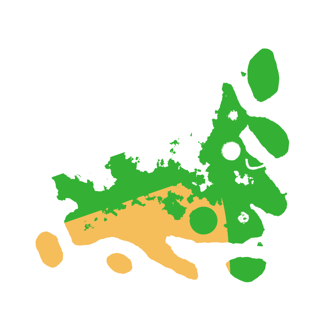 Biome Rust Map: Procedural Map, Size: 3000, Seed: 51444