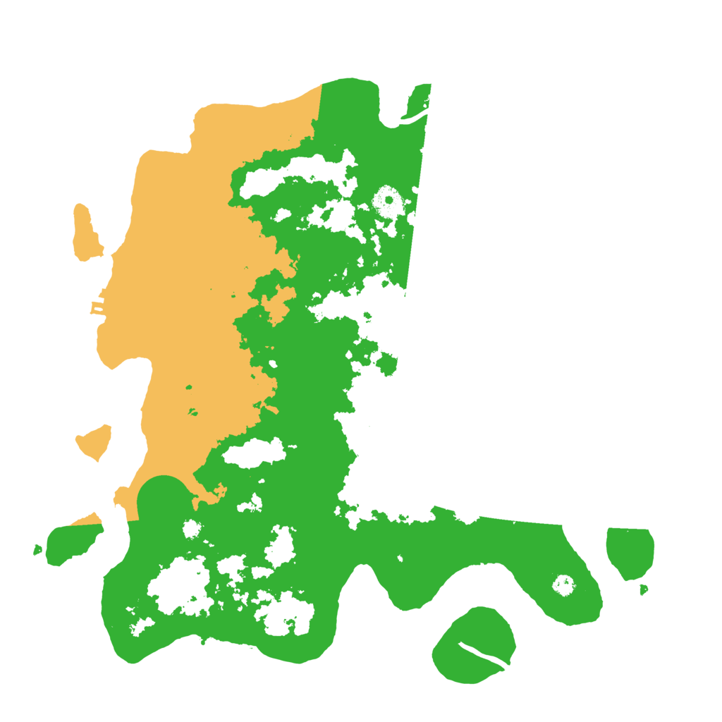 Biome Rust Map: Procedural Map, Size: 3550, Seed: 432158