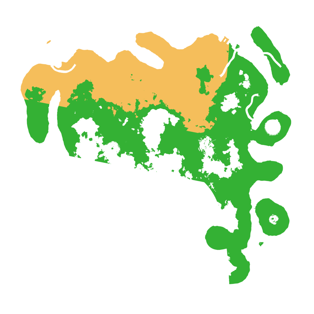 Biome Rust Map: Procedural Map, Size: 3510, Seed: 6738