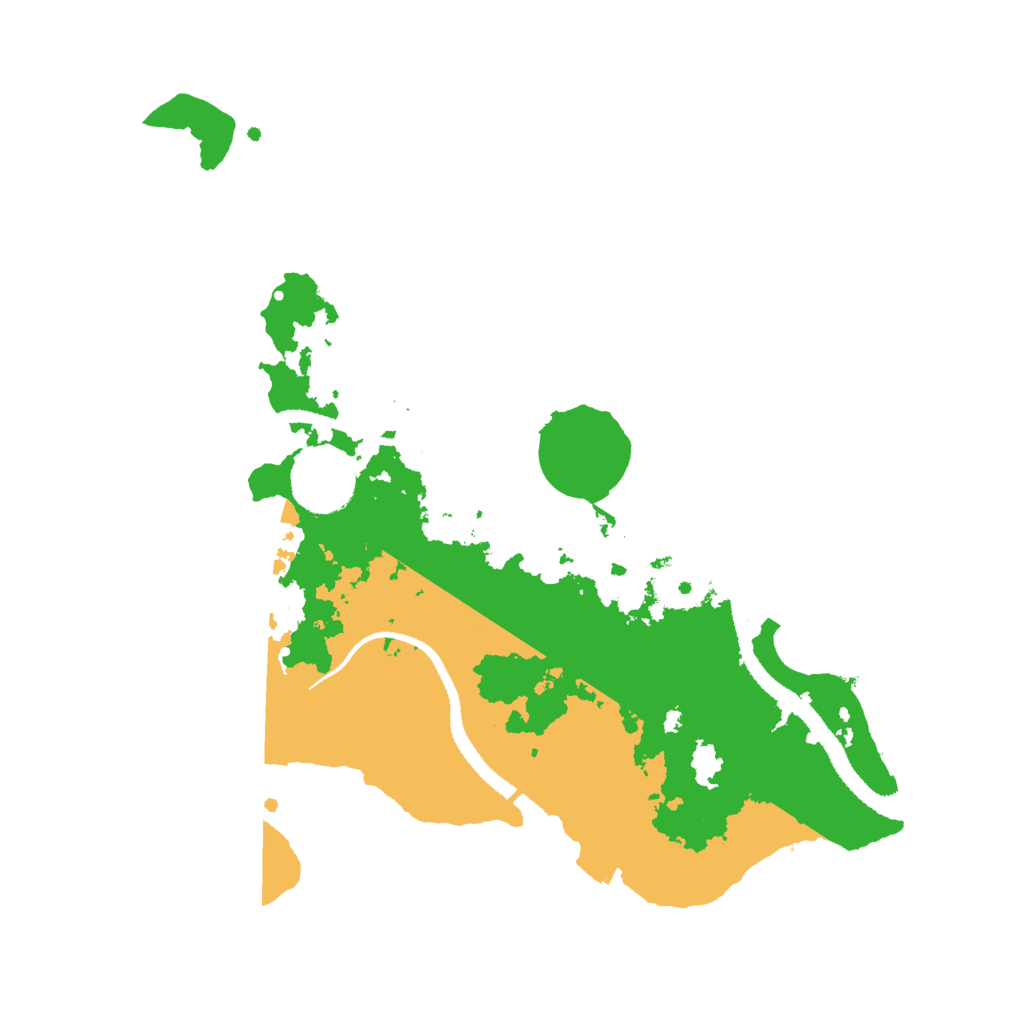 Biome Rust Map: Procedural Map, Size: 3000, Seed: 13464