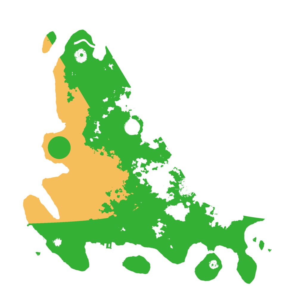 Biome Rust Map: Procedural Map, Size: 3550, Seed: 813621