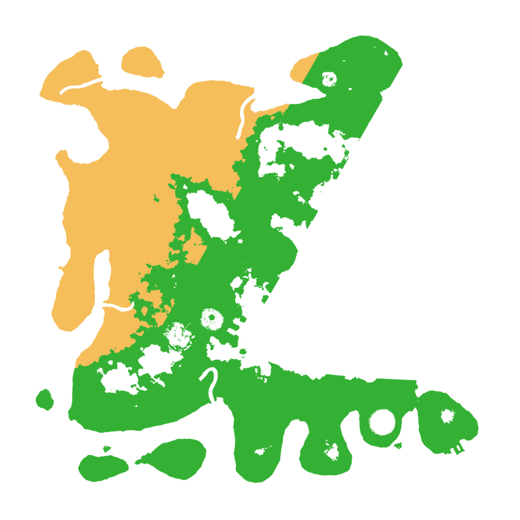 Biome Rust Map: Procedural Map, Size: 3550, Seed: 589828