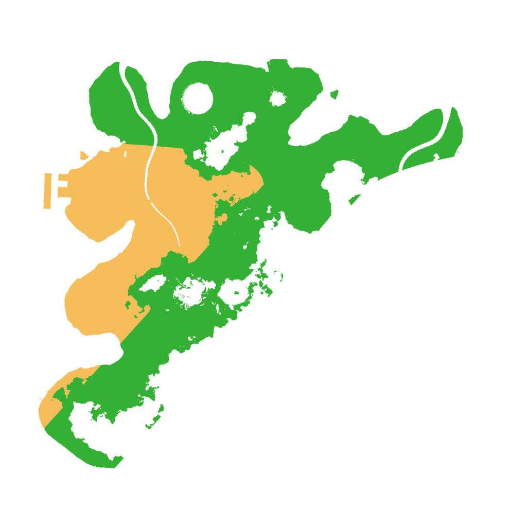 Biome Rust Map: Procedural Map, Size: 3000, Seed: 675566041