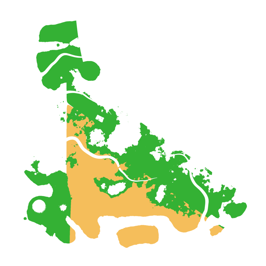 Biome Rust Map: Procedural Map, Size: 3600, Seed: 132448406