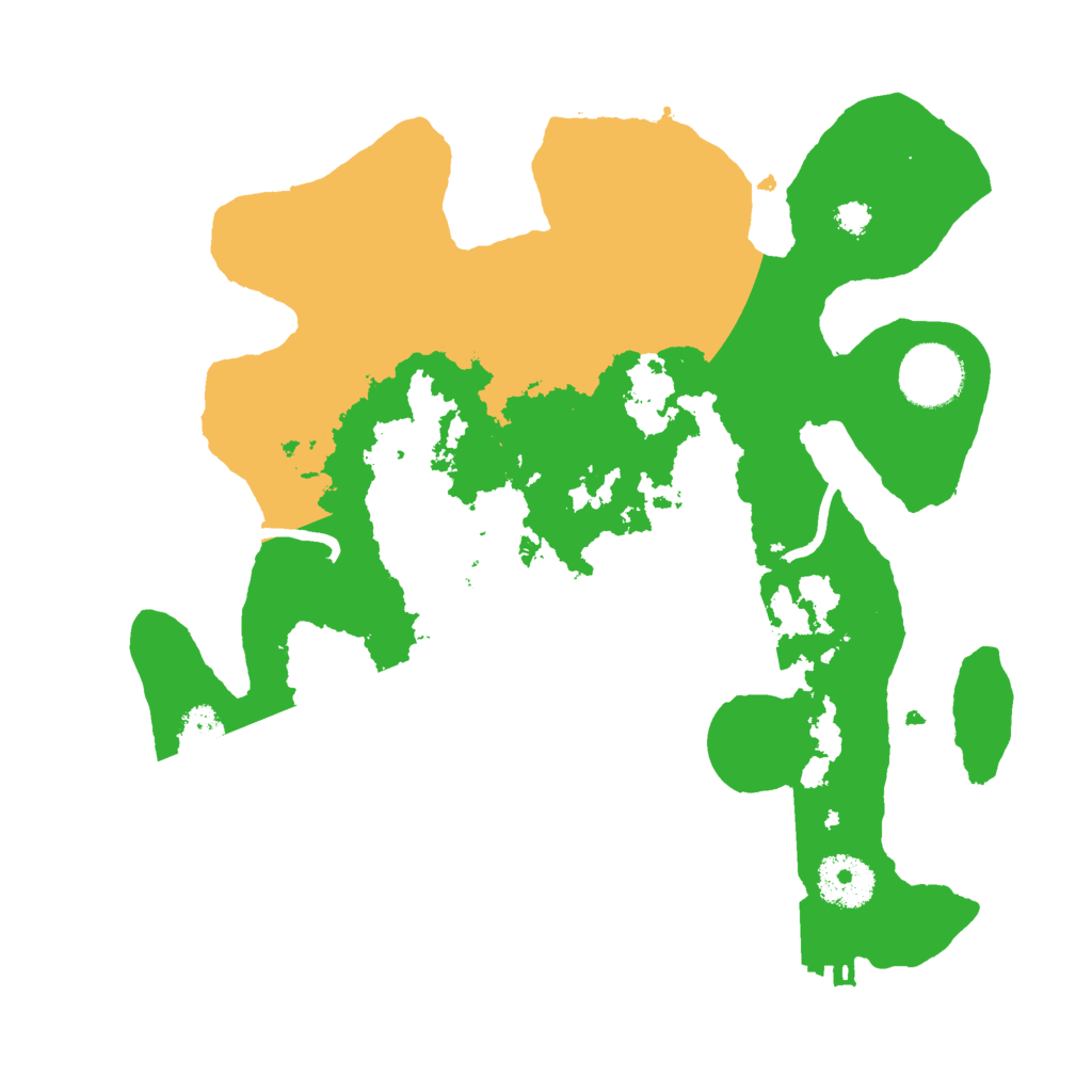 Biome Rust Map: Procedural Map, Size: 3000, Seed: 823639825