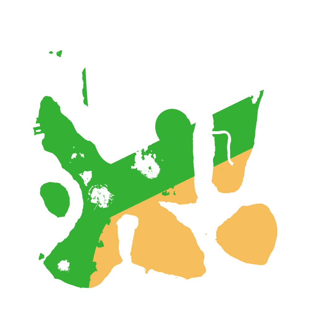 Biome Rust Map: Procedural Map, Size: 2500, Seed: 1315455395