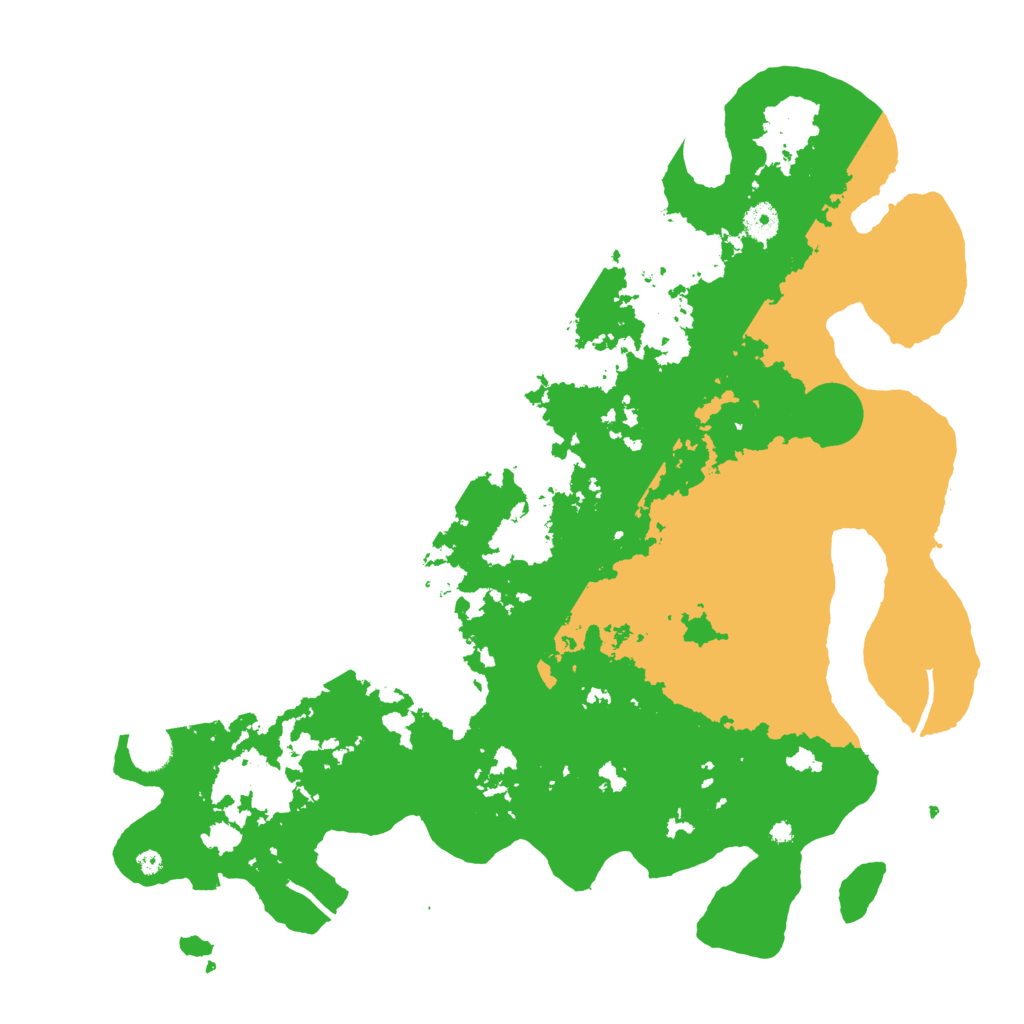 Biome Rust Map: Procedural Map, Size: 4300, Seed: 21