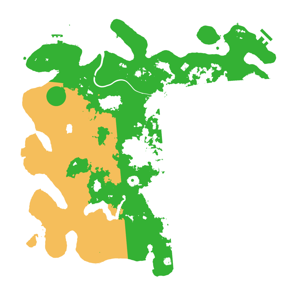 Biome Rust Map: Procedural Map, Size: 4000, Seed: 958586