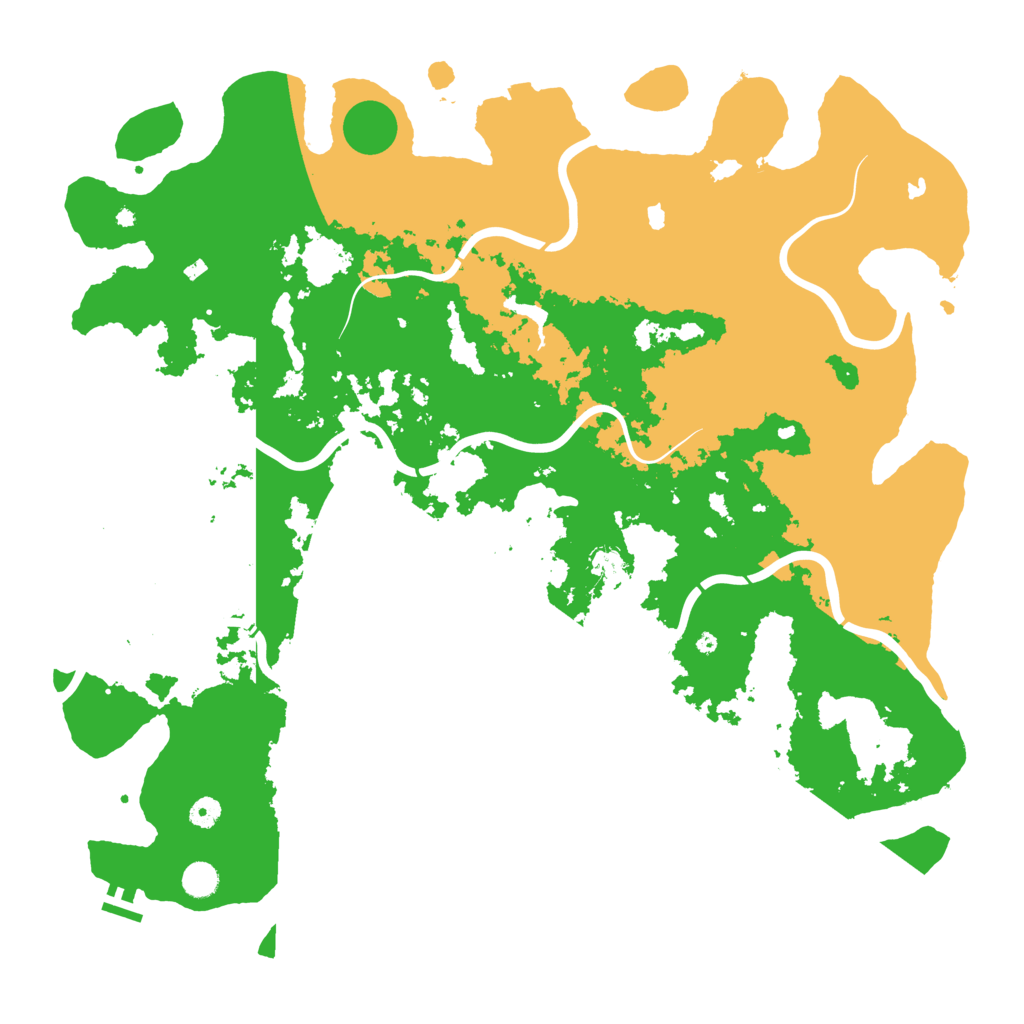 Biome Rust Map: Procedural Map, Size: 5000, Seed: 201122288