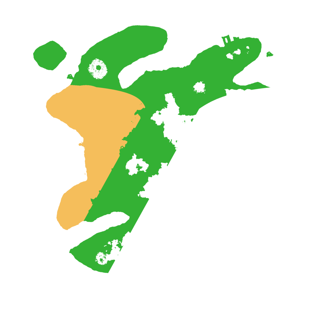 Biome Rust Map: Procedural Map, Size: 2500, Seed: 78