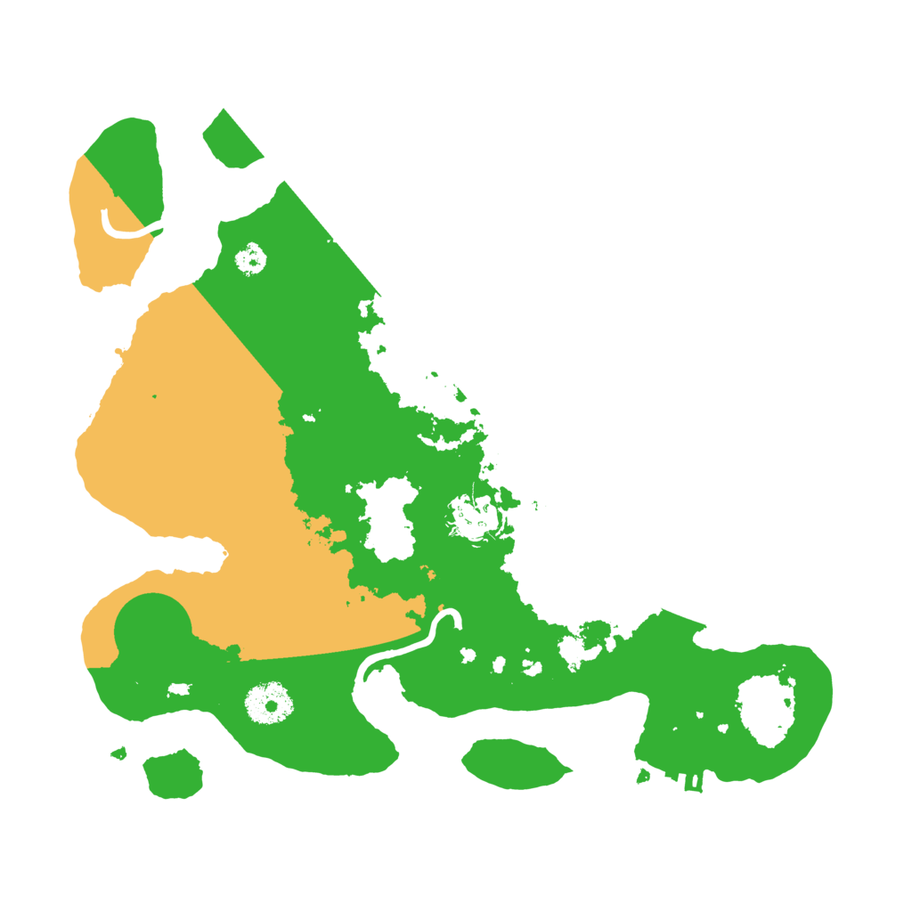 Biome Rust Map: Procedural Map, Size: 3100, Seed: 1234567890