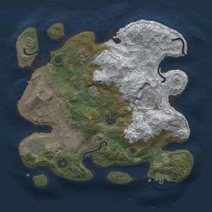 Thumbnail Rust Map: Procedural Map, Size: 3100, Seed: 1234567890, 14 Monuments