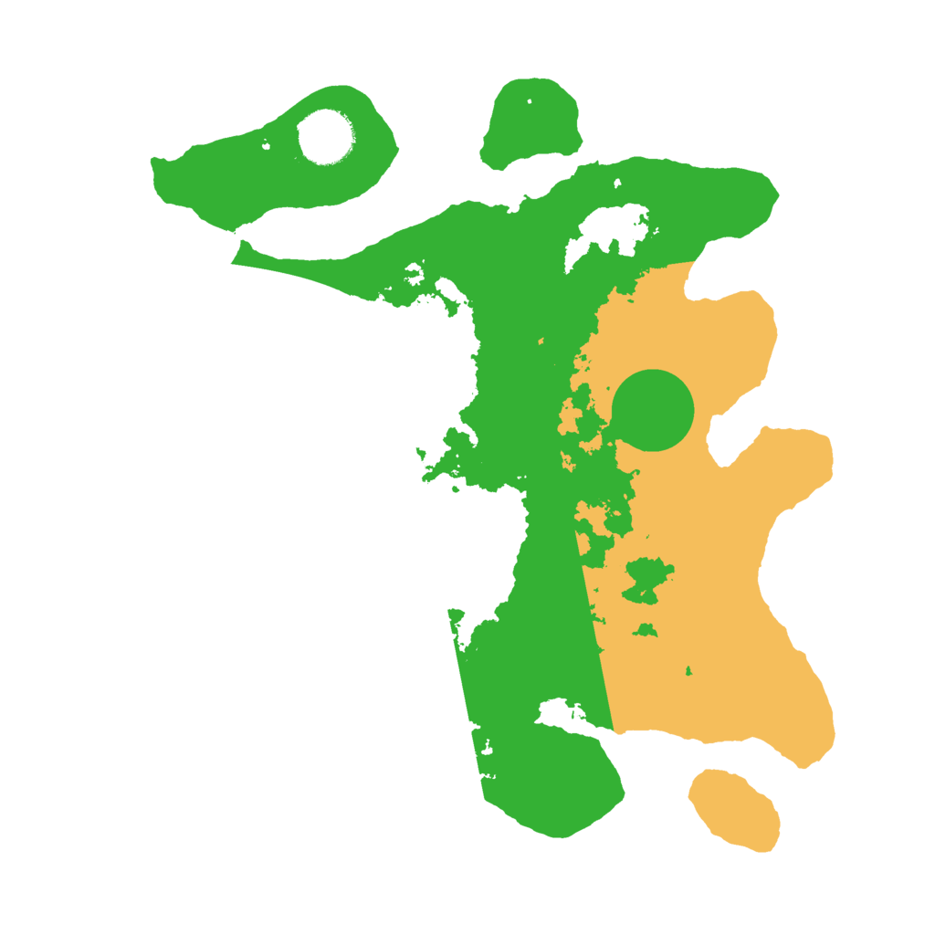 Biome Rust Map: Barren, Size: 3000, Seed: 1834095932