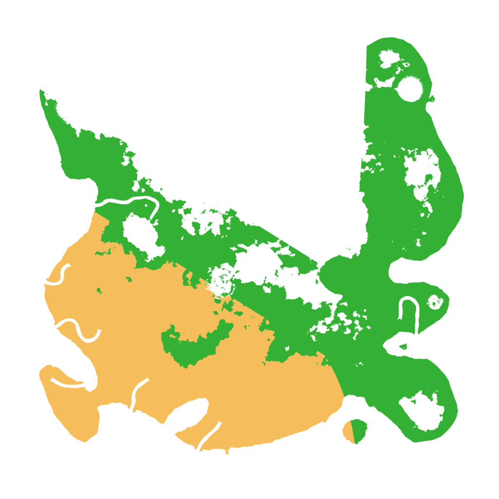 Biome Rust Map: Procedural Map, Size: 3500, Seed: 1064919073