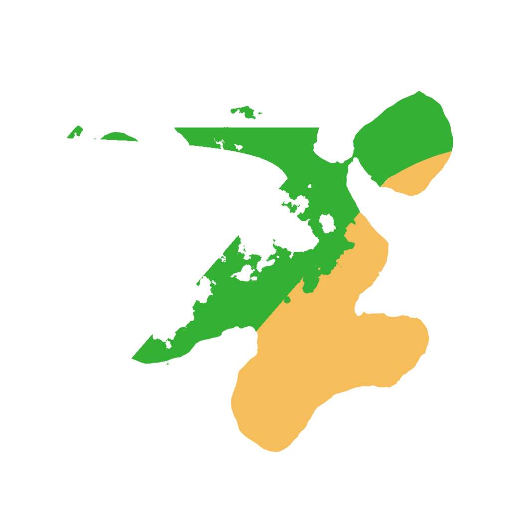 Biome Rust Map: Procedural Map, Size: 2000, Seed: 24211