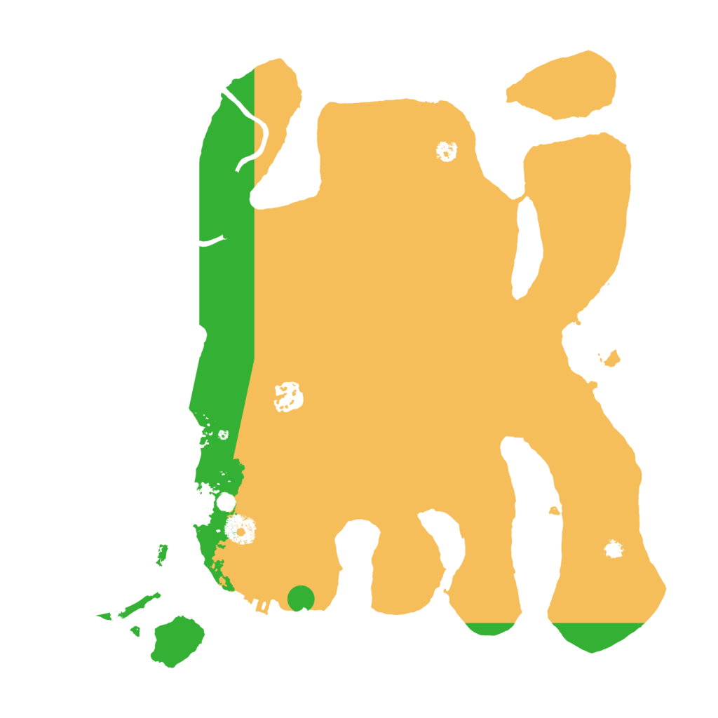 Biome Rust Map: Procedural Map, Size: 3500, Seed: 1546345255