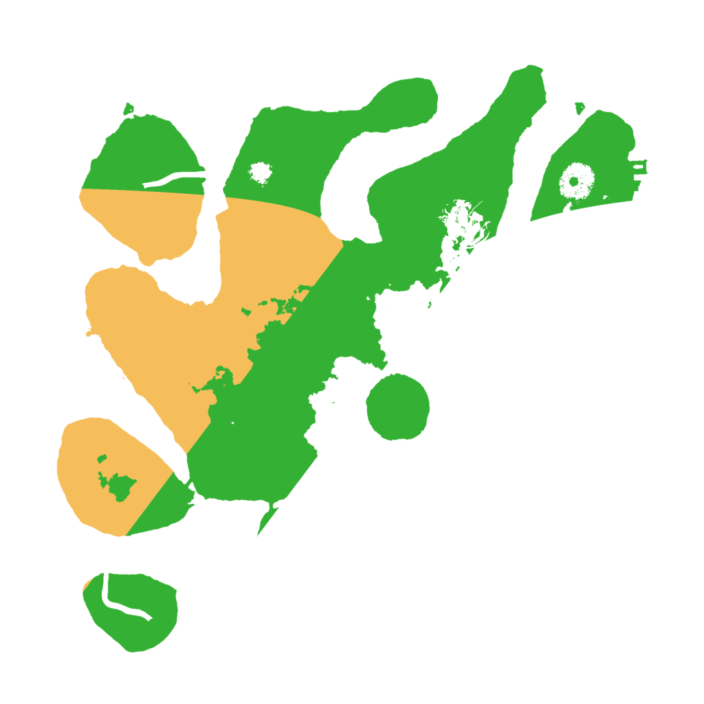 Biome Rust Map: Procedural Map, Size: 3000, Seed: 83496