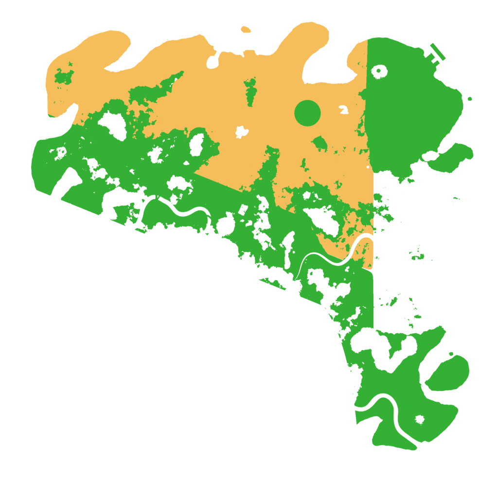 Biome Rust Map: Procedural Map, Size: 5000, Seed: 45678934