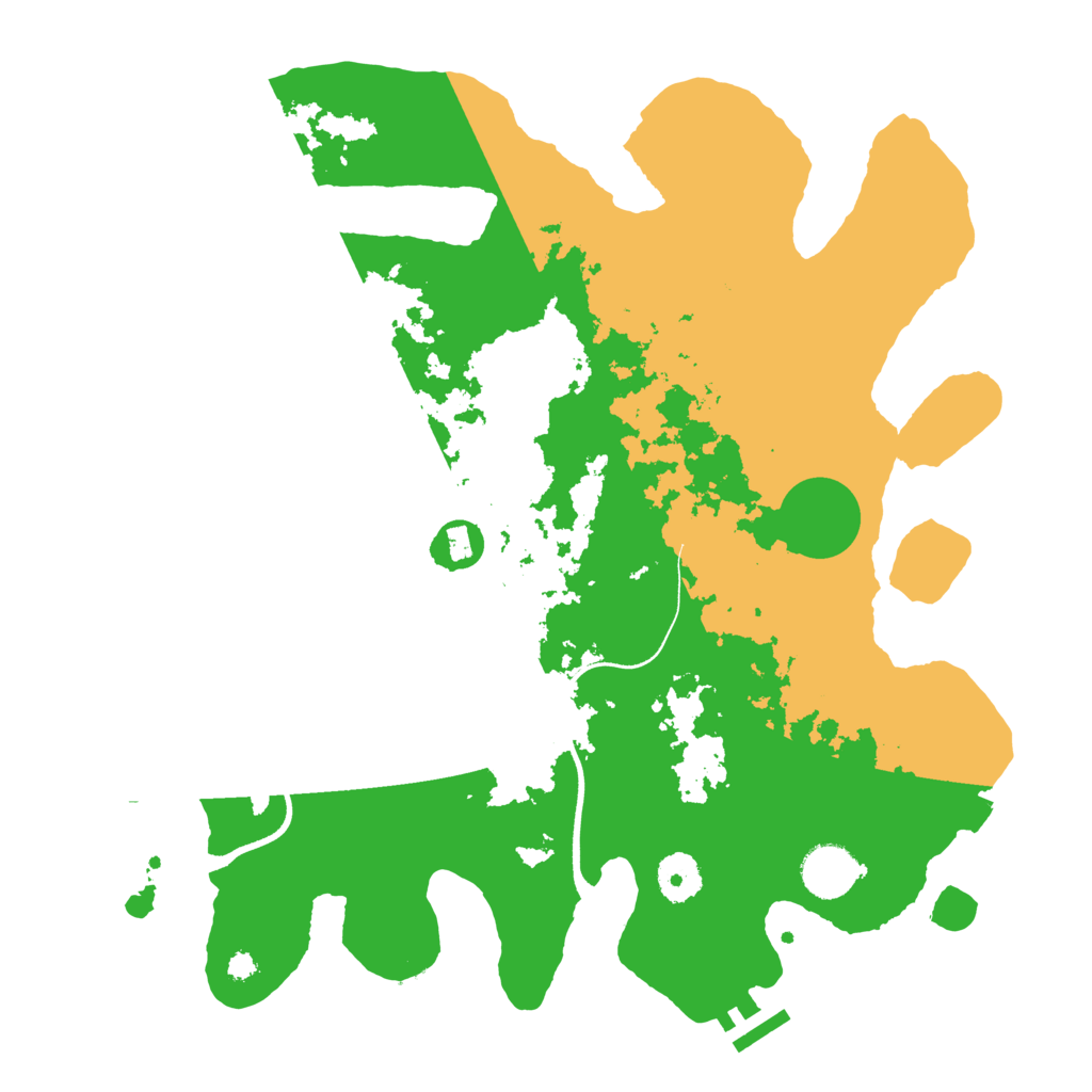 Biome Rust Map: Procedural Map, Size: 3550, Seed: 267914